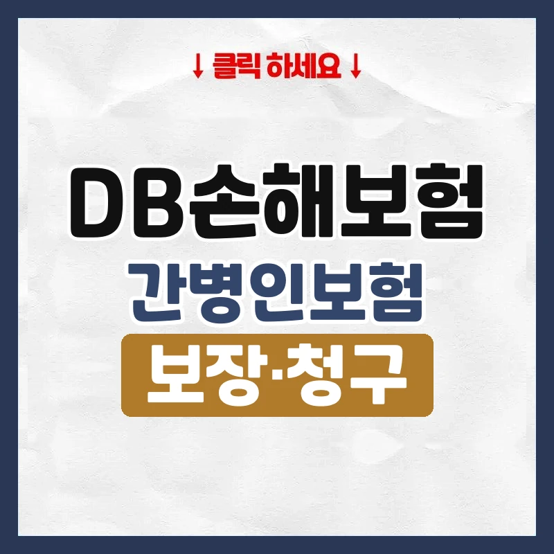 DB손해보험간병인보험